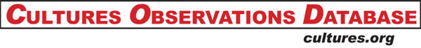 Cultures Observations Database project